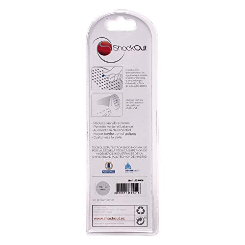 Amortiguadores ShockOut-Padel - Sistema antivibratorio para raquetas de pádel - Color rojo