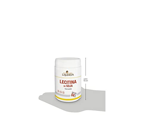 Ana María Lajusticia - Lecitina De Soja – 450 gramos. Reduce El Colesterol En Sangre Y Mejora La Memoria. Envase Para 64 Días De Tratamiento