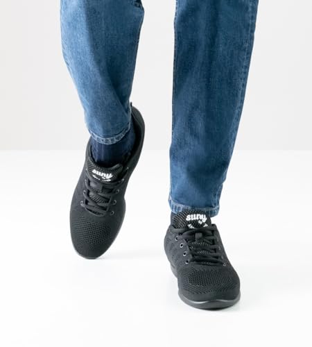 Anna Kern Hombres Zapatos de Baile/Dance Sneakers 4020 Bold - Negro - Suela de Sneaker [UK 9,5]