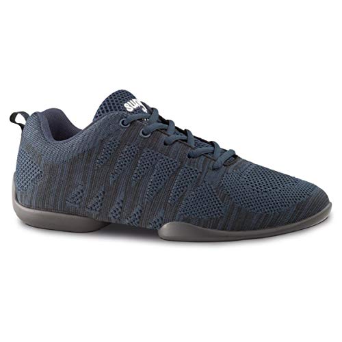 Anna Kern Hombres Zapatos de Baile/Dance Sneakers 4030 Bold - Azul/Negro - Suela de Sneaker [UK 7,5]
