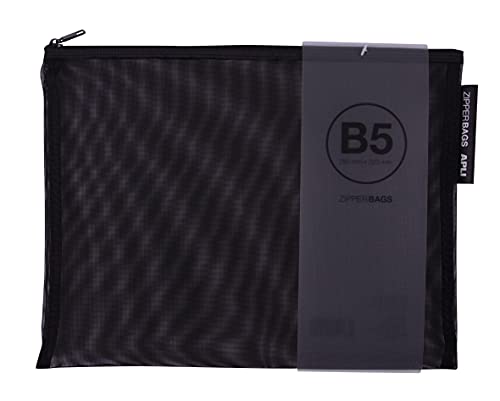 APLI 18026 - Bolsa nylon - Zipper bag - Portatodo nylon transpirable - B5-290 x 223 mm - Envío color aleatorio
