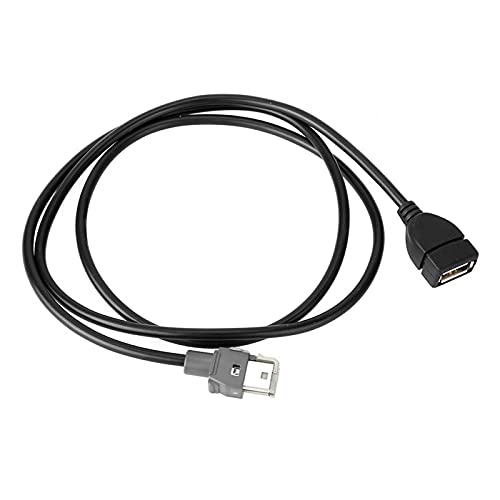 Aramox Línea de cable de audio, línea de cable USB para radio de coche apto para Para 307407308408508 Para Citroe C2 C3 C4 C4l C5
