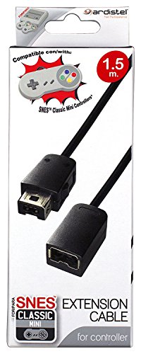 Ardistel - Cable Extension 1.5 m Para Mando NES/SNES Mini (Nintendo Super Nes)