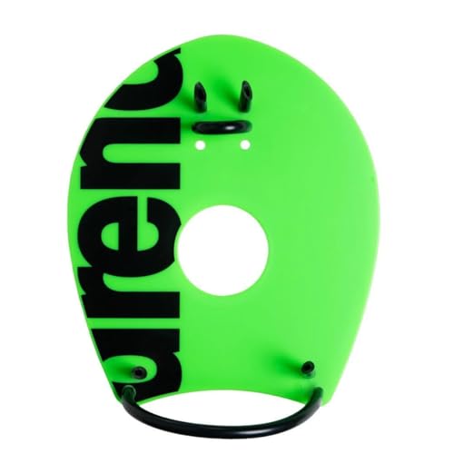 ARENA Accesorios Piscina Elite Hand Paddle 2 Material de Entrenamiento, Adultos Unisex, Acid Lime/Black (Multicolor), l