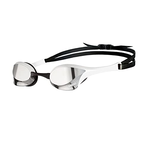 Arena Cobra Ultra Swipe MR Gafas de natación, Unisex-Adult, Silver-White, Talla única