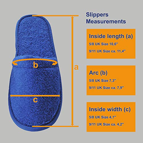 Arus - Zapatillas de baño (1 par), Talla: 38/42 EU, Azul Real