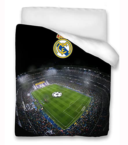Asditex Copriletto Colcha de Verano Digital Real Madrid Cama 135 cm.