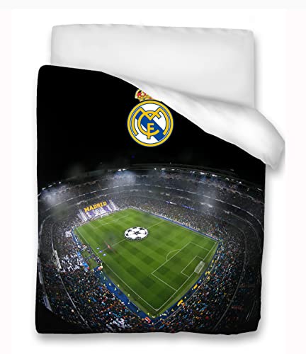 Asditex Copriletto Colcha de Verano Digital Real Madrid Cama 90 cm.