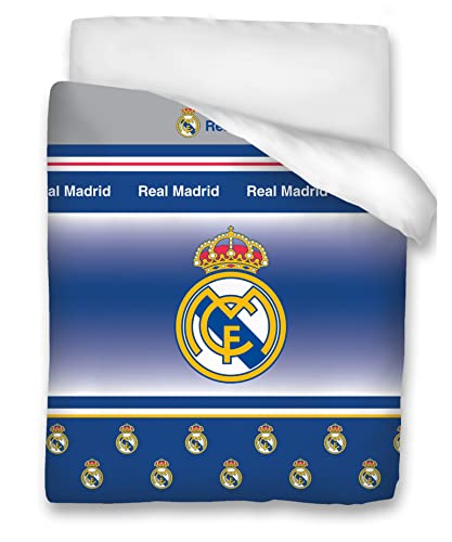Asditex Edredón Digital Real Madrid 3 Cama 90 cm. (180 cm. x 260 cm.)
