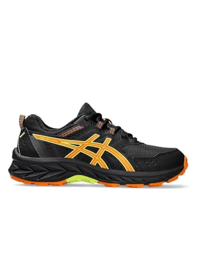 Asics Gel-Venture 9 GS, Running Shoe, Black/Bright Orange, 35 EU