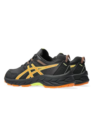 Asics Gel-Venture 9 GS, Running Shoe, Black/Bright Orange, 35 EU