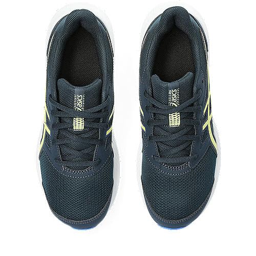 Asics Jolt 4 GS, Running Shoe, French Blue/Glow Yellow, 34.5 EU