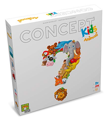 Asmodee - Juego de mesa Concept Kids animals para toda la familia, 8642, versión italiana