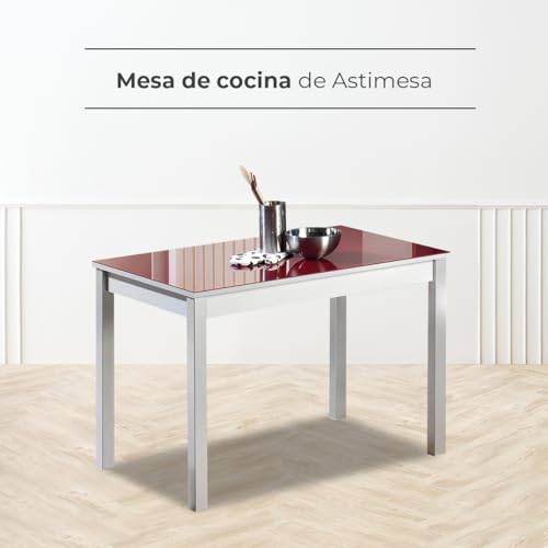 ASTIMESA Mesa de Cocina Tipo Libro Rojo 50x90cm