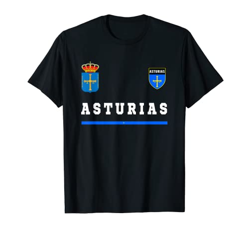 Asturias Fútbol/Deportes Bandera Fútbol Camisetas Camiseta
