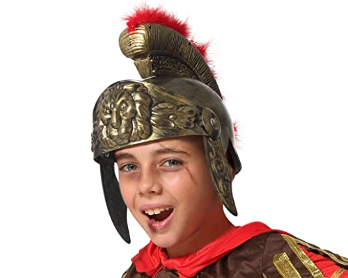 ATOSA casco romano historia dorado hombre niño
