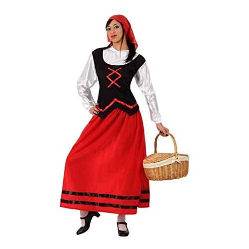 ATOSA disfraz pastora mujer rojo navideño adulto