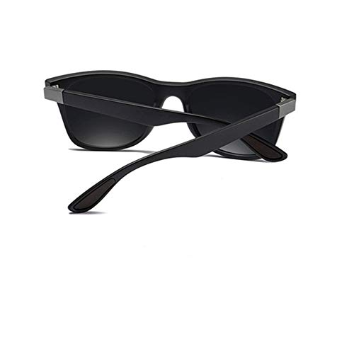 AukCherie Gafas de sol polarizadas Hombre Mujer/Deportes Gafas reflectantes con verano Deportes al aire libre Conducción Pesca Montañismo Gafas de sol Hombres (Color negro)