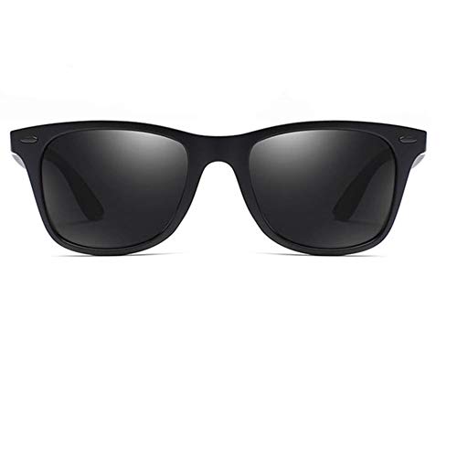 AukCherie Gafas de sol polarizadas Hombre Mujer/Deportes Gafas reflectantes con verano Deportes al aire libre Conducción Pesca Montañismo Gafas de sol Hombres (Color negro)