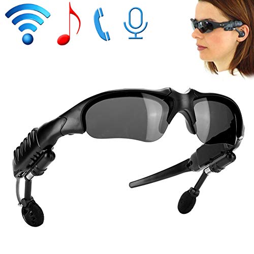 Auriculares con Gafas de Sol Bluetooth, Audio Inalámbrico, MP3, Sonido Estéreo, Reproducción de Música, Auriculares, Manos Libres, Llamadas, Gafas Inteligentes para Ciclismo Al Aire Libre