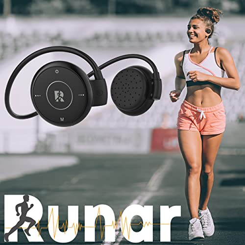 Auriculares para Correr diseñados por Runners: Auriculares inalámbricos con Banda para Cuello Bluetooth V5.0 para Ejercicio Deporte, Trotar, Gimnasio, Entrenamiento, maratón