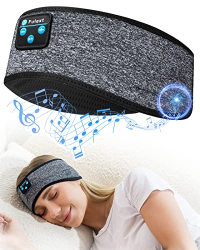 Auriculares para Dormir con Diadema Bluetooth para Dormir, Fulext inalámbricos con cancelación de Ruido para Dormir de Lado, Siesta de Oficina, Viajes aéreos, relajantes, meditación
