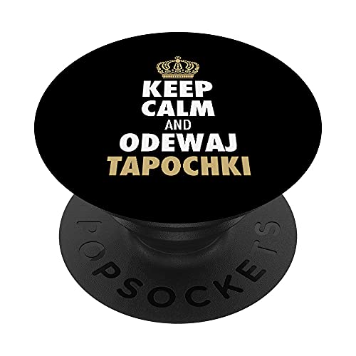 Babushka Tapochki Zapatillas Abuela CCCP URSS Russia Rusia PopSockets PopGrip Intercambiable