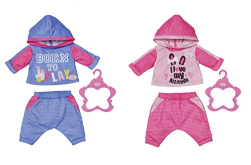 BABY born Jogging Suit 43cm - For Toddlers 3 Years & Up, Pack of 1, (Assorted Color)