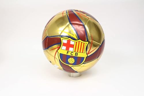 Balón oficial de fútbol Barcelona. Pelota de fútbol Blaugrana. Oro Rojo Azul. Talla para adultos y niños (tamaño 5 - grande)