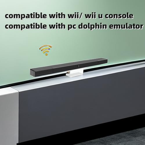 Barra de sensor inalámbrico infrarrojo para emulador de delfín para Wii/Wii U/PC