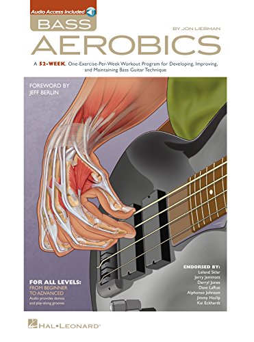 Bass Aerobics Book/Online Audio (GUITARE BASSE) (English Edition)