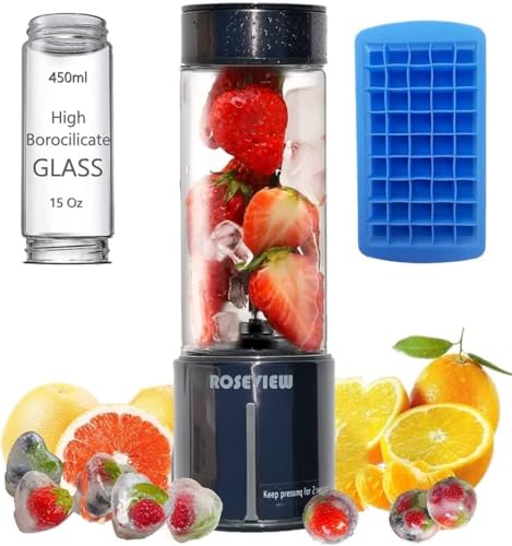 Batidoras de vidrio licuadora mezcladora mejor batido para batidos batidos individuales mini pequeños jugos de frutas portátiles jarra de vidrio licuadora trituradora de hielo