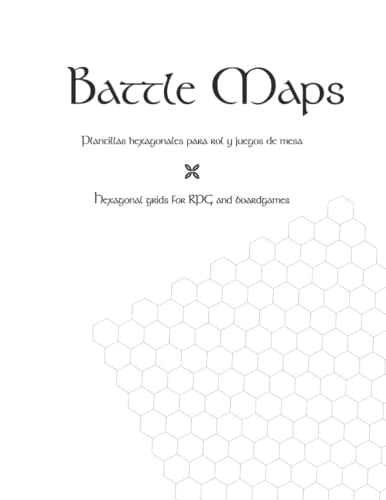 BATTLE MAPS: Plantillas hexagonales para rol y juegos de mesa / Hexagonal grids for RPG and boardgames