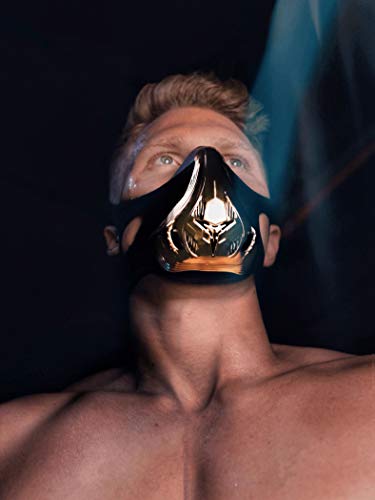 Beastmode Máscara de entrenamiento – Máscara de resistencia respiratoria para mayor rendimiento de resistencia, fortalece la musculatura respiratoria que aumenta el rendimiento durante el