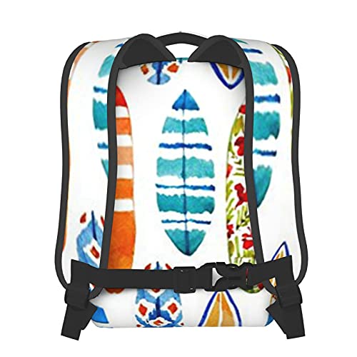 BEEOFICEPENG Mochila, mochila escolar con patrón elíptico que camina, viaje, camping, mochila ligera