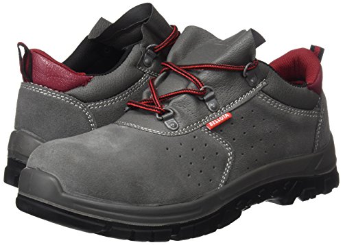 Bellota 7230543S1P - Zapatos de Seguridad Classic de Hombre y Mujer (Talla 43) de Serraje Transpirable y Cuello Acolchado