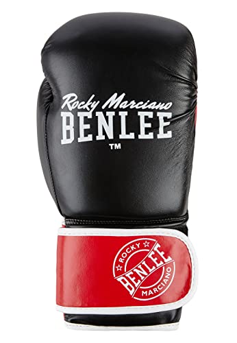 BENLEE Rocky Marciano Carlos Guantes de Boxeo, Unisex Adulto, Negro, Rojo y Blanco, 237 ml