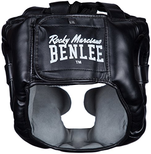 BENLEE Rocky Marciano Kopfschützer Full Protection - Casco de Boxeo, Color Negro, Talla s/m
