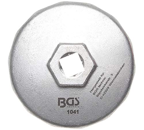 BGS 1041 | Llave de filtros de aceite | 14 caras | Ø 74 mm | para Audi, BMW, Mercedes-Benz, Opel, VW