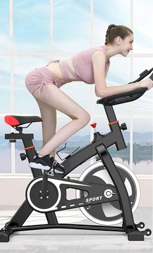 Bicicleta estática para adelgazar, bicicleta estática vertical, bicicleta estática, equipo de fitness interior, entrenamiento aeróbico, bicicleta cardiovascular, B (deportes de interior) (A)