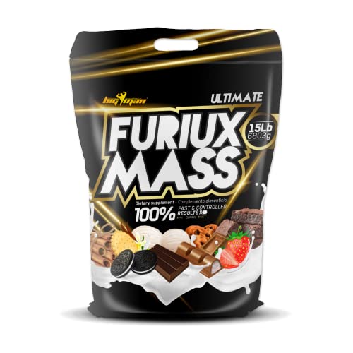 BigMan | Furiux Mass 6,8Kg (Chocolate) 15lb | Ganador de Peso | Sube de Volumen Rapidamente | Amilopectina | Dextrosa |
