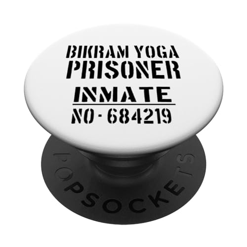 Bikram Yoga Instructor: Prison Preso Disfraz de Halloween PopSockets PopGrip Intercambiable