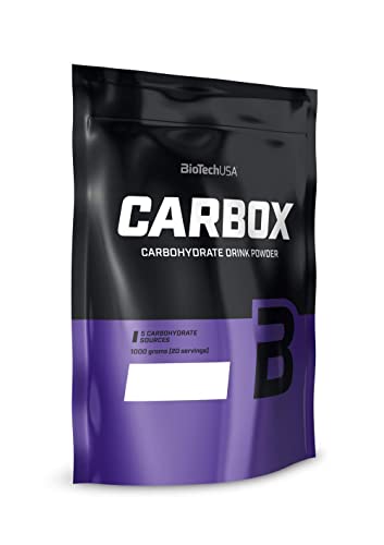 BioTechUSA Carbox | Complejo de Carbohidratos | Mejora de la Energía Pre, Intra y Post-Entrenamiento, 1 kg, Limón