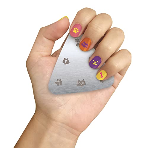 Bizak Estudio Infinity Nails, Set adecuado para crear diseños de uñas divertidos y diferentes, incluye hasta 18 diseños y 12 accesorios (63270002)