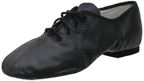 Bloch Dance Jazzsoft - Zapatos de Jazz para Mujer, Suela Dividida, Piel, Negro, 36 EU