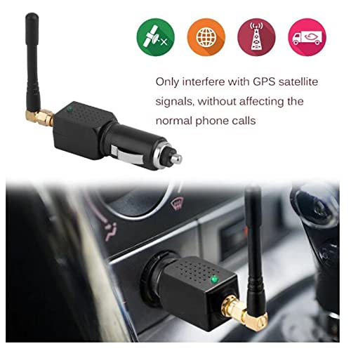 Bloqueador de Señal de GPS para Automóvil, Jammer de Señal de GPS para Automóvil Alta Potencia Alta Sensibilidad Anti-seguimiento Protección de Información de Interferencia Fuerte