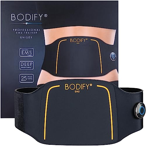 Bodify® Entrenador EMS de Espalda Pro - Estimulación focalizada de los músculos de la Espalda! - Desarrollo Muscular y Mejora de la Postura - Entrenador Muscular de Espalda - EL Original