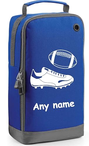Bolsa de accesorios personalizada para botas de deporte RUGBY, azul, Talla única