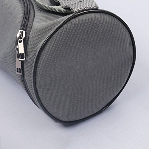 Bolsa de colchoneta de yoga, mochila de colchoneta de yoga de tela Oxford ligera impermeable 72x15 cm, bolsa de almacenamiento funcional grande con cinturón ajustable, bolsa de almacenamiento(Gris)