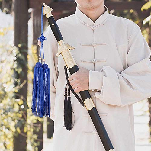 Borla China Tai Chi Espada Borla Artes Marciales Chinas Kungfu Espada Borla para Taiji Espada Home Handing Decoration(Royalblue Short Sword Tassel)